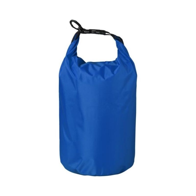 Logo trade promotional items image of: Survivor roll-down waterproof outdoor bag 5 l, blue