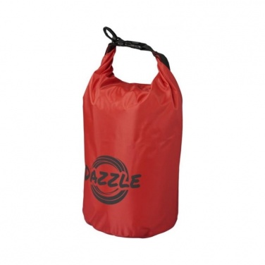 Logotrade promotional product picture of: Survivor roll-down waterproof outdoor bag 5 l, red