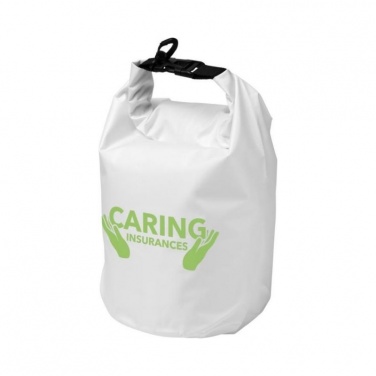 Logotrade promotional merchandise photo of: Survivor roll-down waterproof outdoor bag 5 l, white