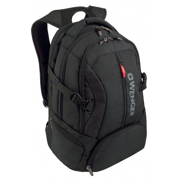 Logo trade promotional gifts image of: TRANSIT 16` computer backpack 64014010  color black