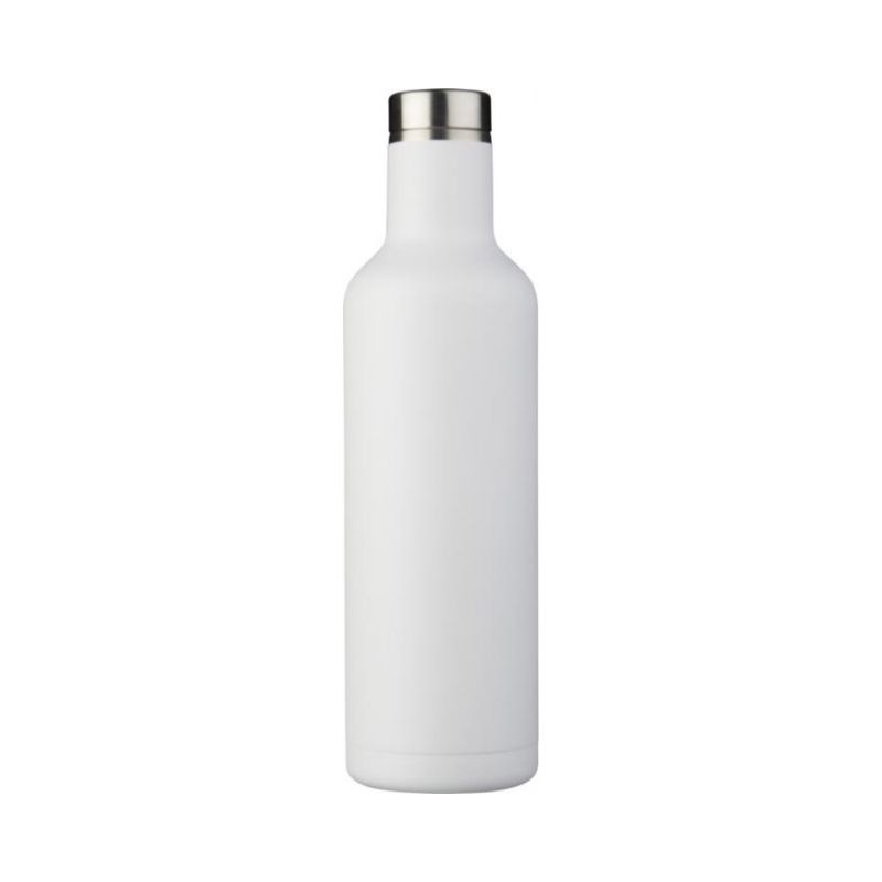 Logotrade promotional item image of: Pinto Copper Vacuum Insulated Bottle, white