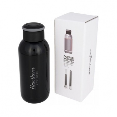 Logo trade promotional gifts picture of: Copa mini copper vacuum insulated bottle, black