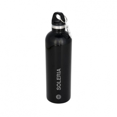 Logotrade promotional products photo of: Atlantic vacuum insulated bottle, black