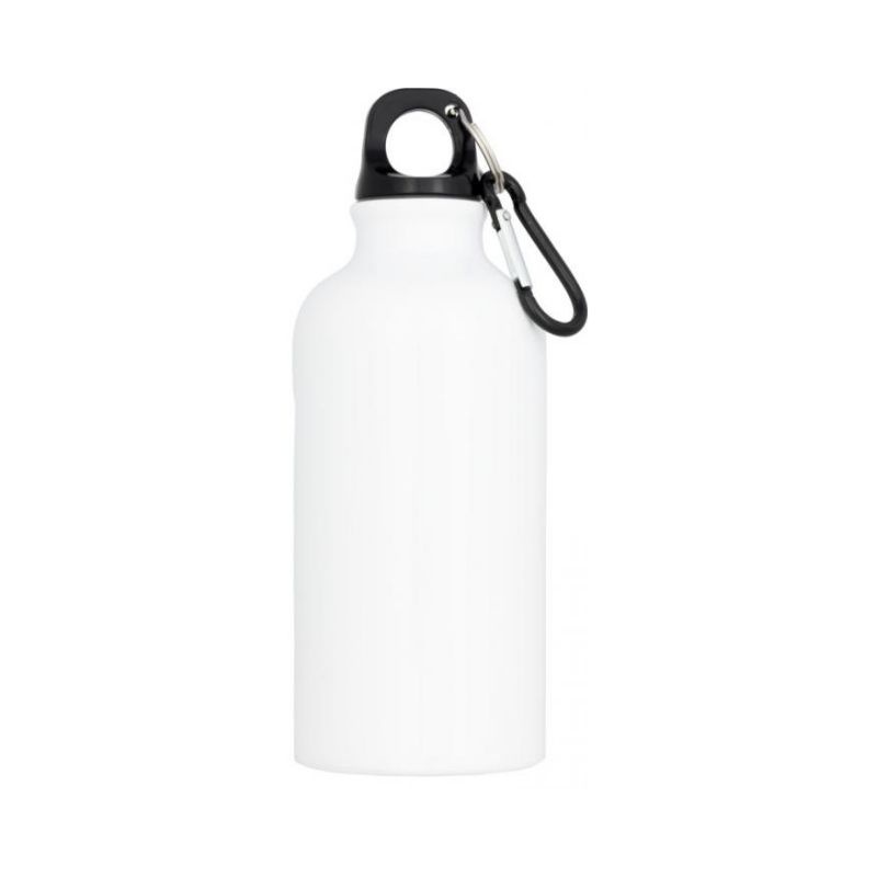 Logo trade promotional gift photo of: Oregon sublimation bottle, white