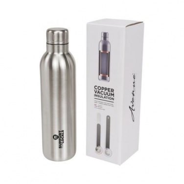 Logotrade promotional giveaways photo of: Thor copper vacuum insulated sport bottle, silver