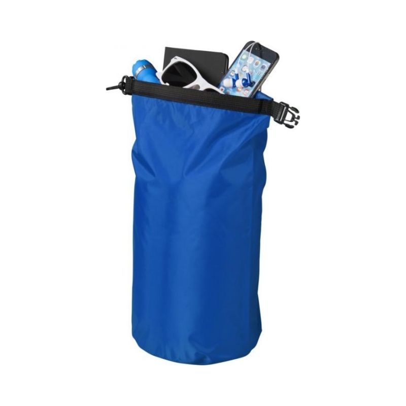 Logo trade promotional merchandise picture of: Camper 10 L waterproof bag, royal blue