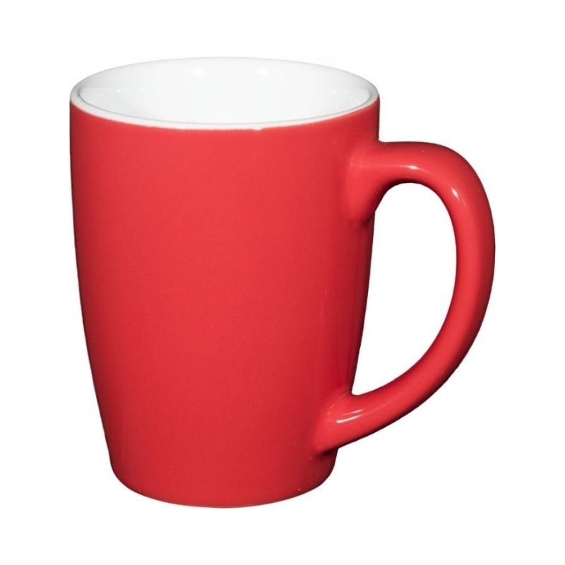 Logotrade promotional products photo of: Mendi 350 ml ceramic mug, red