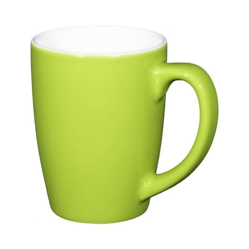 Logo trade advertising products picture of: Mendi 350 ml ceramic mug, lime