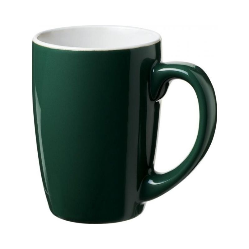 Logo trade promotional items picture of: Mendi 350 ml ceramic mug, green