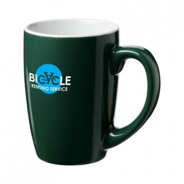 Logotrade promotional merchandise image of: Mendi 350 ml ceramic mug, green