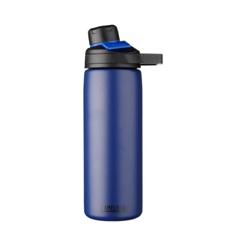 Logotrade advertising products photo of: Chute Mag 600 ml copper vacuum insulated bottle, navy
