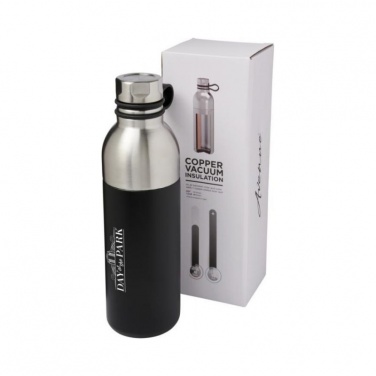 Logotrade corporate gift image of: Koln 590 ml copper vacuum insulated sport bottle, black