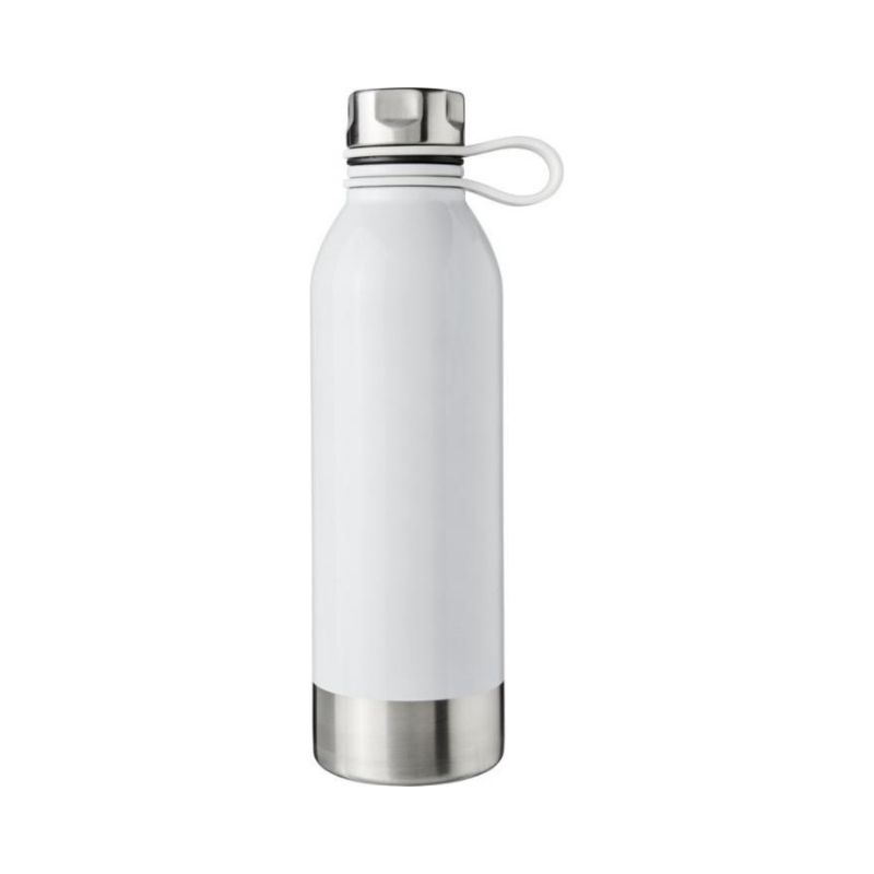 Logotrade promotional giveaway picture of: Perth 740 ml stainless steel sport bottle, white