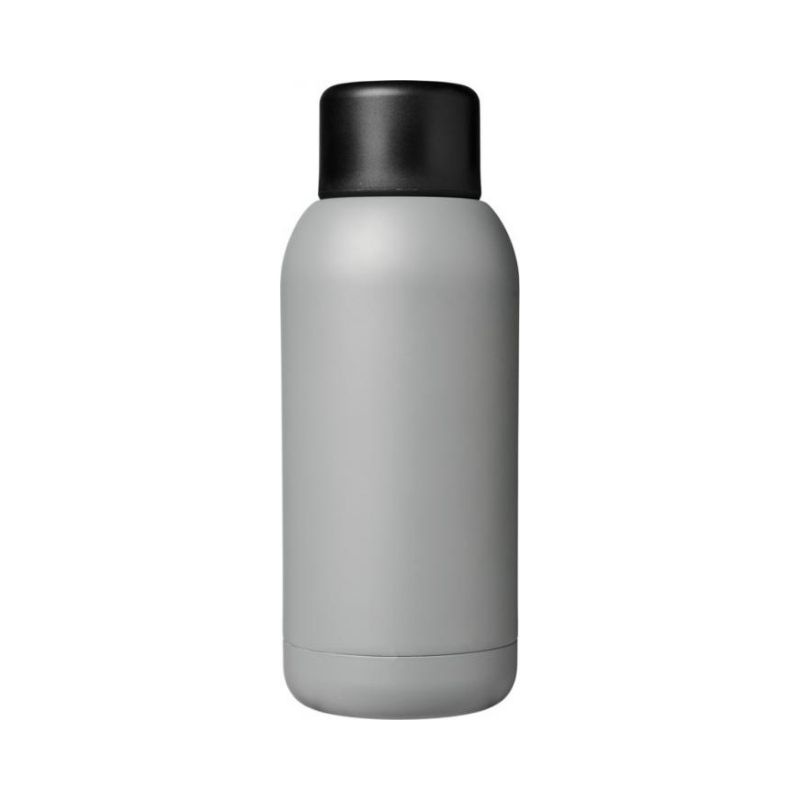 Logo trade advertising product photo of: Brea 375 ml vacuum insulated sport bottle, grey