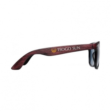 Logo trade promotional gifts picture of: Sun Ray sunglasses with heathered finish, red