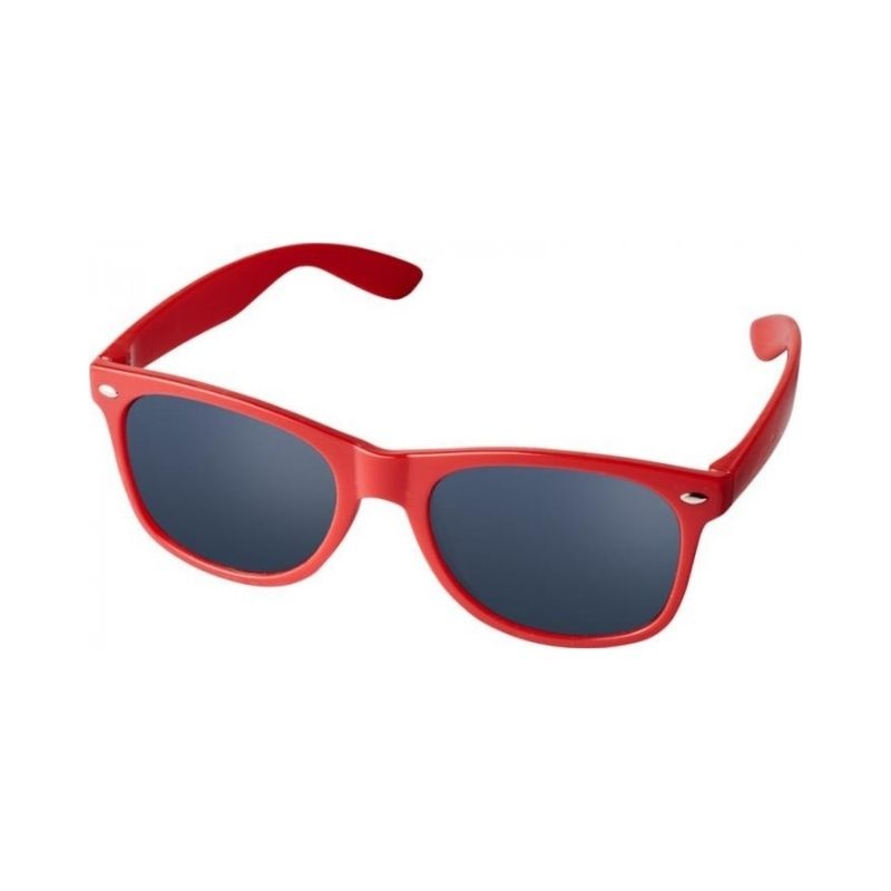 Logo trade corporate gifts image of: Sun Ray sunglasses for kids, red