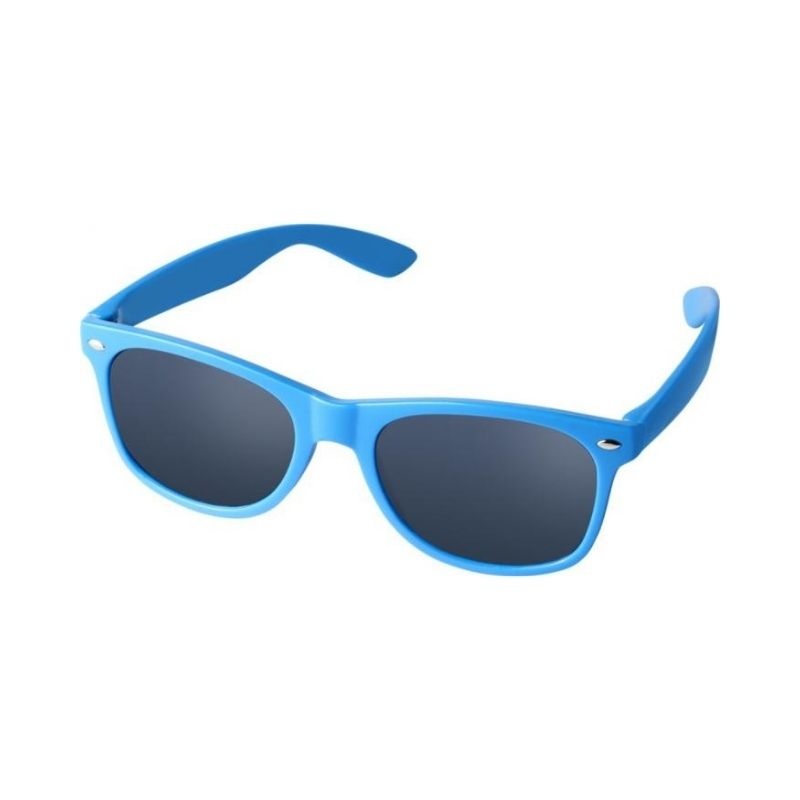 Logo trade promotional merchandise picture of: Sun Ray sunglasses for kids, process blue
