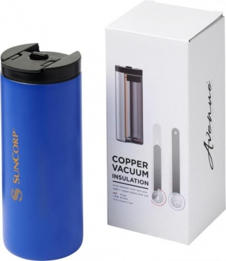 Logotrade promotional item image of: Lebou 360 ml copper vacuum insulated tumbler, blue
