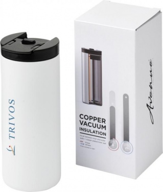 Logo trade advertising products picture of: Lebou 360 ml copper vacuum insulated tumbler, white
