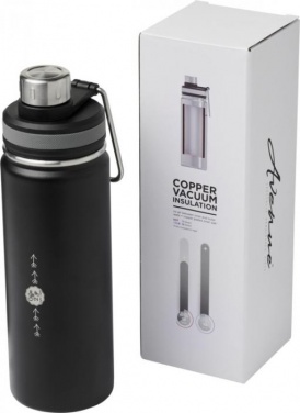 Logo trade promotional products picture of: Gessi 590 ml copper vacuum insulated sport bottle, black