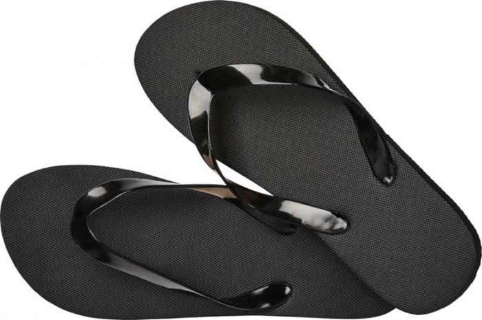 Logotrade business gift image of: Railay beach slippers (M), black