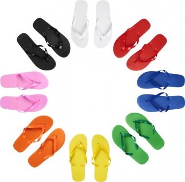 Logo trade advertising products picture of: Railay beach slippers (M), white