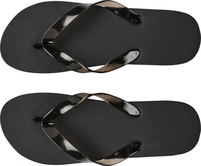 Logo trade promotional items image of: Railay beach slippers (L), black