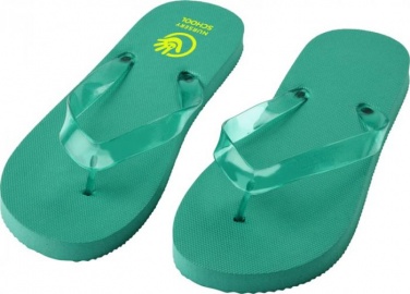 Logotrade promotional merchandise photo of: Railay beach slippers (L), green