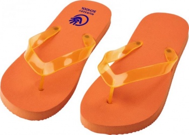 Logo trade promotional gifts picture of: Railay beach slippers (L), orange