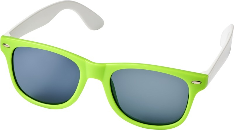 Logotrade promotional gift picture of: Sun Ray colour block sunglasses, lime
