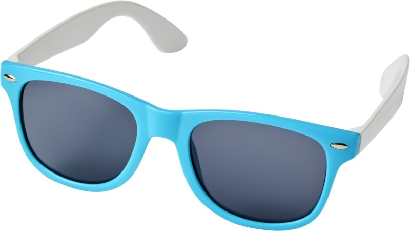 Logotrade business gift image of: Sun Ray colour block sunglasses, aqua blue