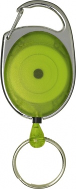 Logotrade promotional merchandise picture of: Gerlos roller clip key chain, lime