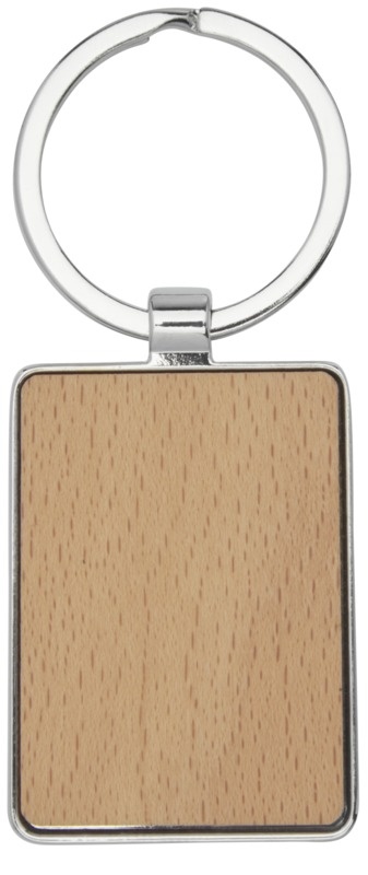 Logotrade corporate gifts photo of: Mauro beech wood rectangular keychain