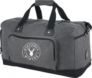 Logotrade promotional items photo of: Hudson weekend travel duffel bag, heather grey