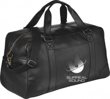 Logotrade promotional giveaways photo of: Oxford weekend travel duffel bag, black