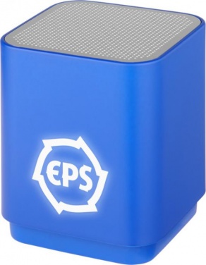 Logo trade promotional giveaway photo of: Beam light-up Bluetooth® speaker, royal blue