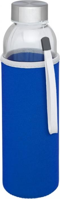 Logotrade advertising products photo of: Bodhi 500 ml glass sport bottle, blue
