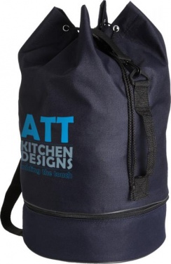 Logo trade promotional giveaway photo of: Idaho sailor duffel bag, navy blue