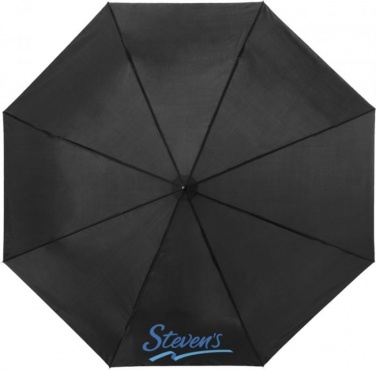Logo trade advertising products picture of: Ida 21.5" foldable umbrella, black