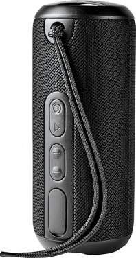Logotrade business gifts photo of: Rugged fabric waterproof Bluetooth® speaker, black