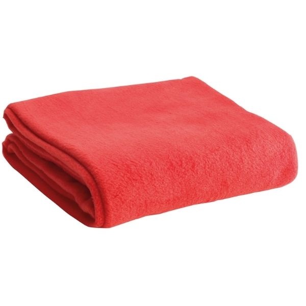Logo trade business gifts image of: Menex blanket, red