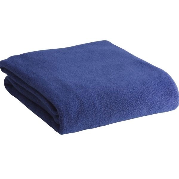 Logo trade promotional items picture of: Menex blanket, blue