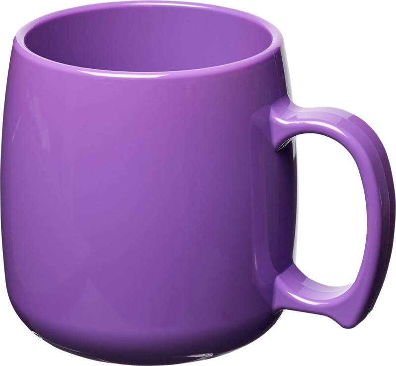 Logo trade promotional gifts image of: Classic 300 ml plastic mug, purple