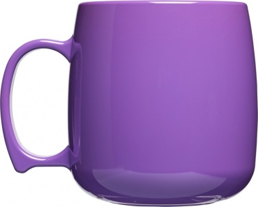 Logo trade promotional merchandise picture of: Classic 300 ml plastic mug, purple