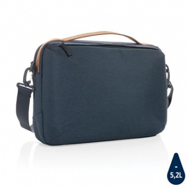 Logo trade advertising products picture of: Laptop bag Impact AWARE™ 300D two tone deluxe 15.6", navy