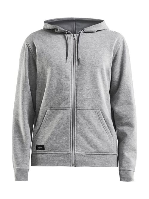 Logotrade promotional item picture of: Community full zip mens' hoodie, grey