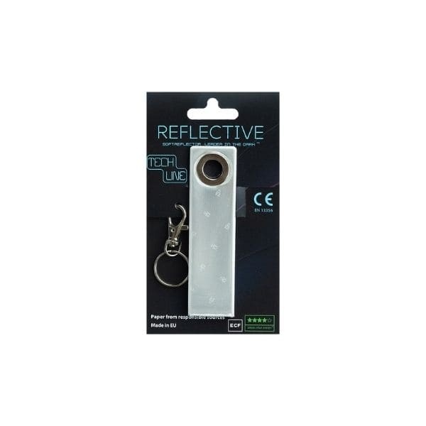Logotrade promotional item image of: Soft reflector keychain