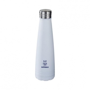 Logo trade advertising products picture of: Duke vacuum insulated bottle, white