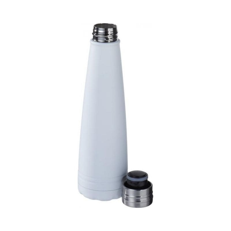 Logo trade promotional merchandise picture of: Duke vacuum insulated bottle, white