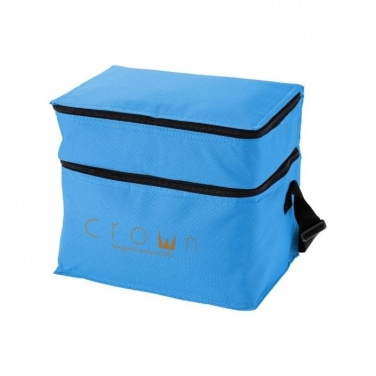 Logo trade business gift photo of: Oslo cooler bag, light blue